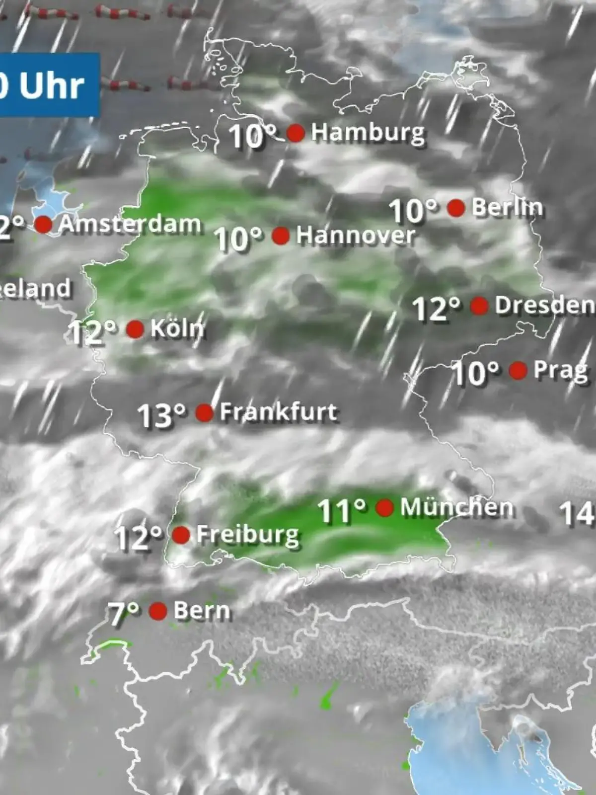 Bild zu: "Wolkenlücken vorm nächsten Regen"