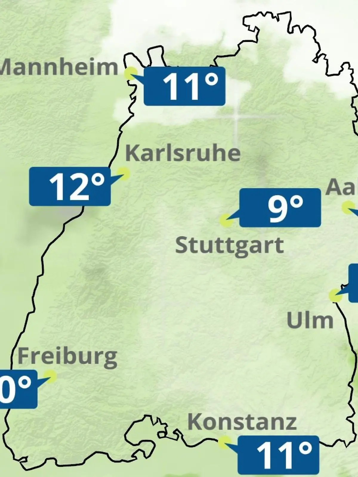 Bild zu: "Baden-Württemberg: Wie wird das Wetter?"