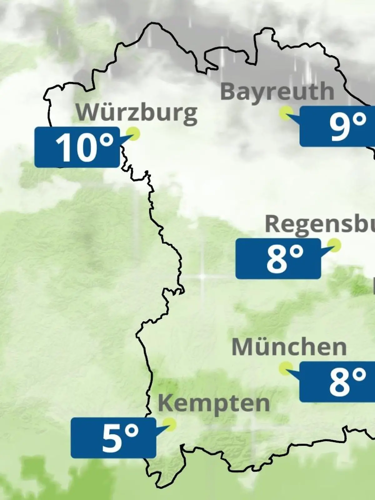 Bild zu: "Bayern: Wie wird das Wetter?"