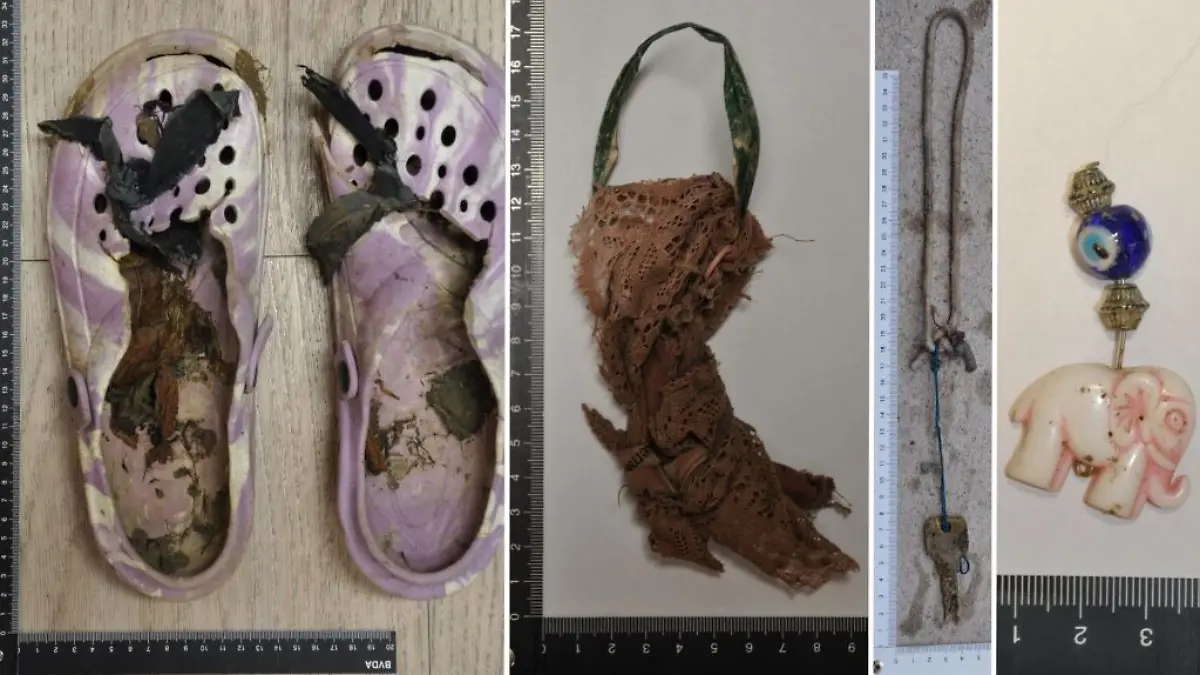 Mit diesen Sachen versuchen die Ermittler, die Tote zu identifizieren.