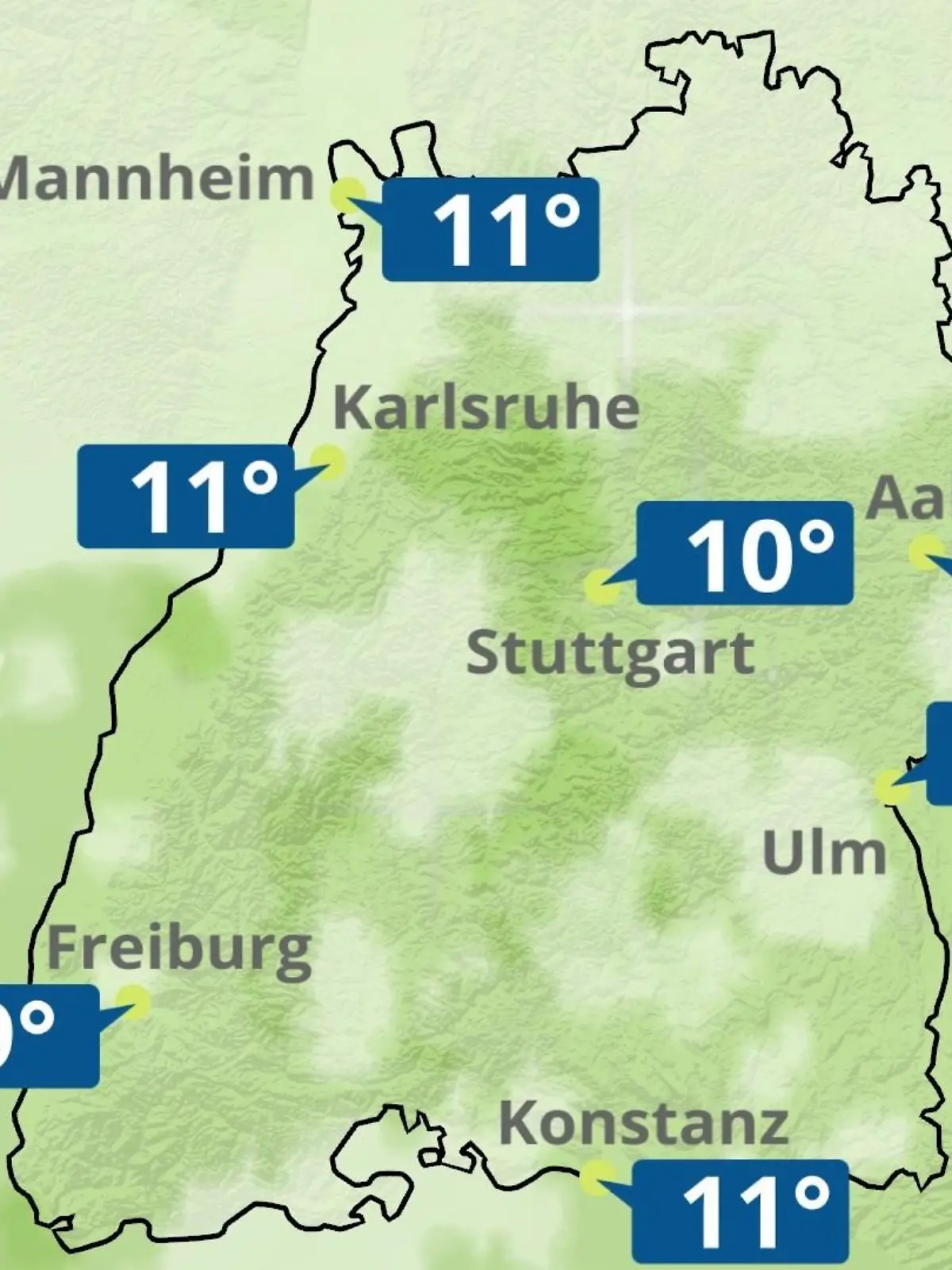 Bild zu: "Baden-Württemberg: Wie wird das Wetter?"