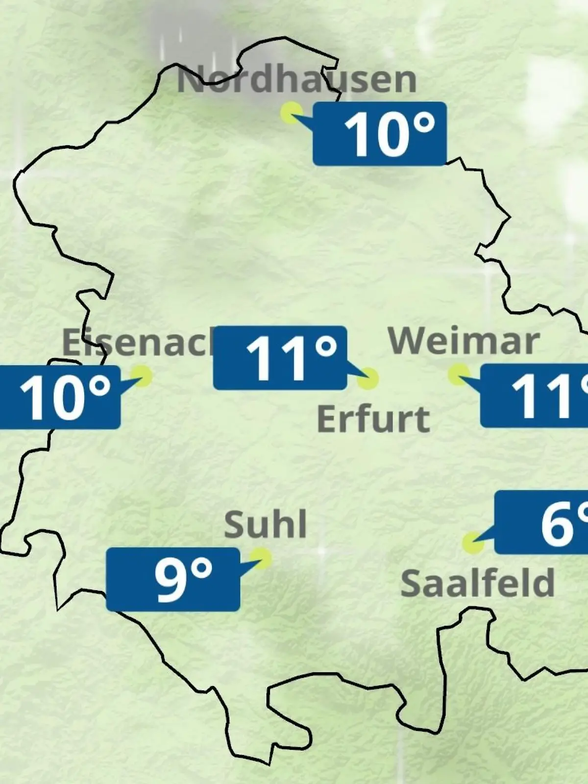 Bild zu: "Thüringen: Wie wird das Wetter?"