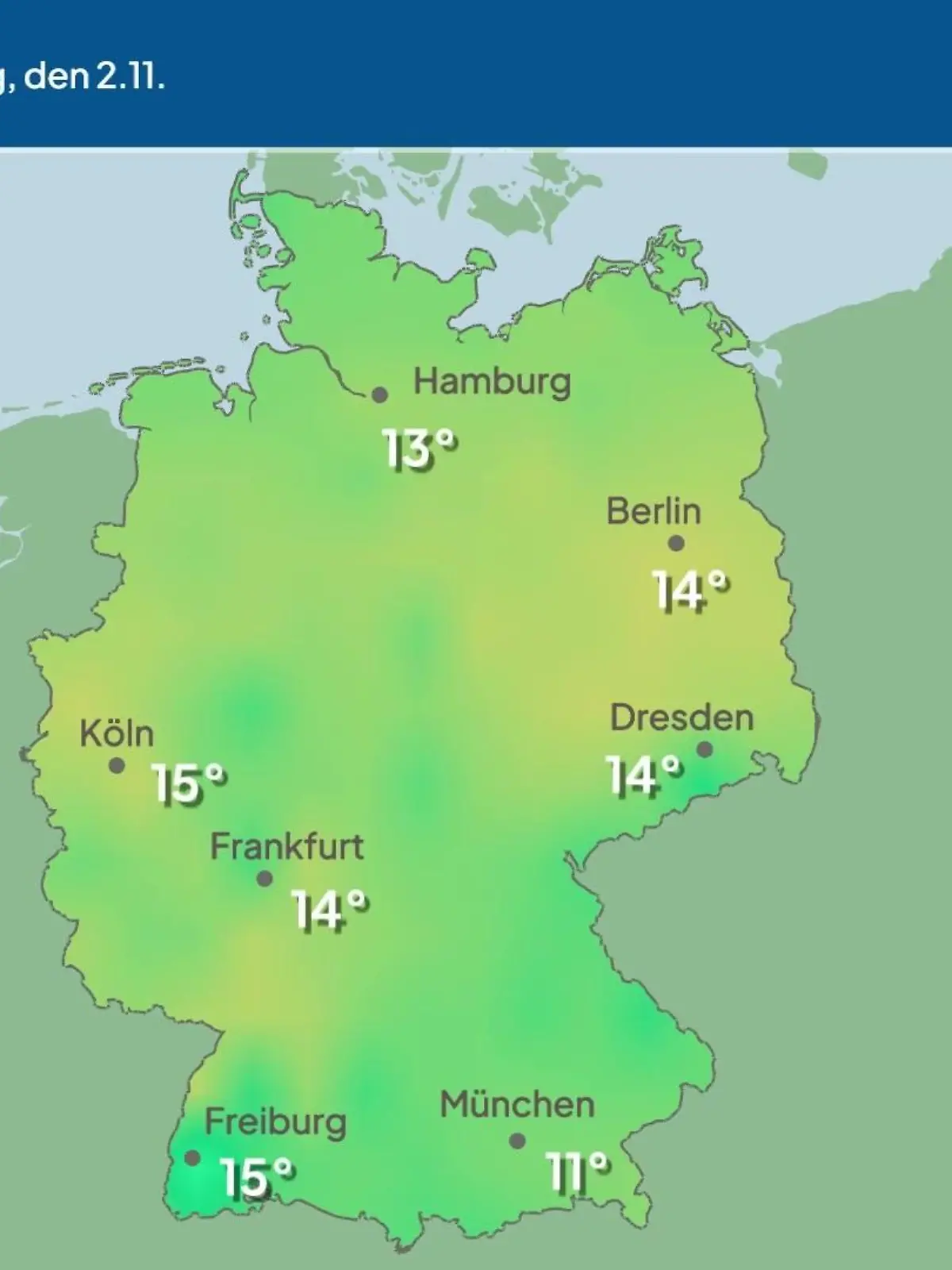 Bild zu: "Im Video: Temperatur-Vorhersage"