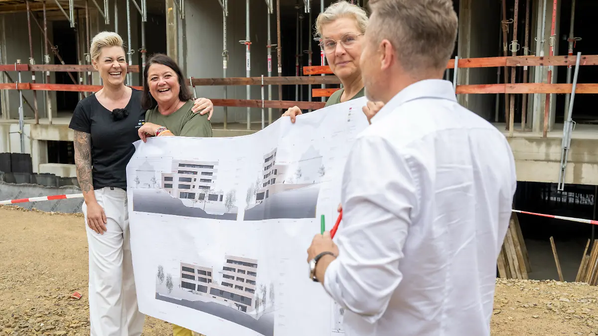 Das neue „nestwärme-Haus”, das derzeit am Trierer Petrisberg entsteht, soll Familien aus allen Regionen Deutschlands erreichen