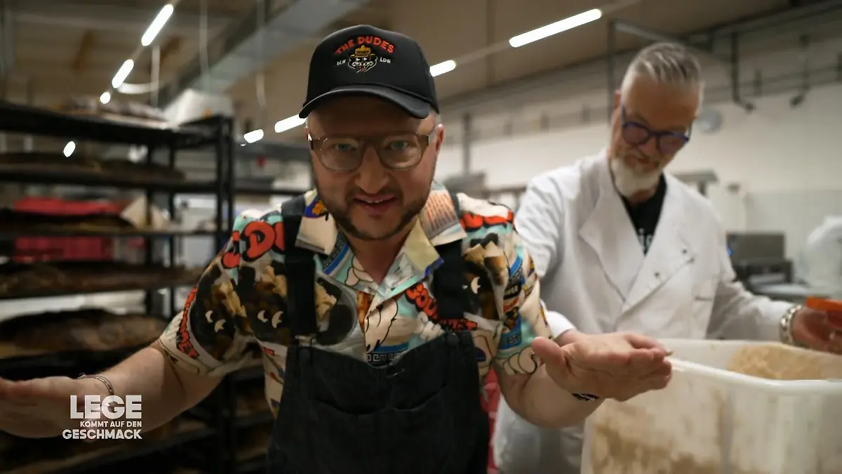 Sebastian Lege triftt Kult-Backmeister Jochen Gaues Lege kommt auf den Geschmack