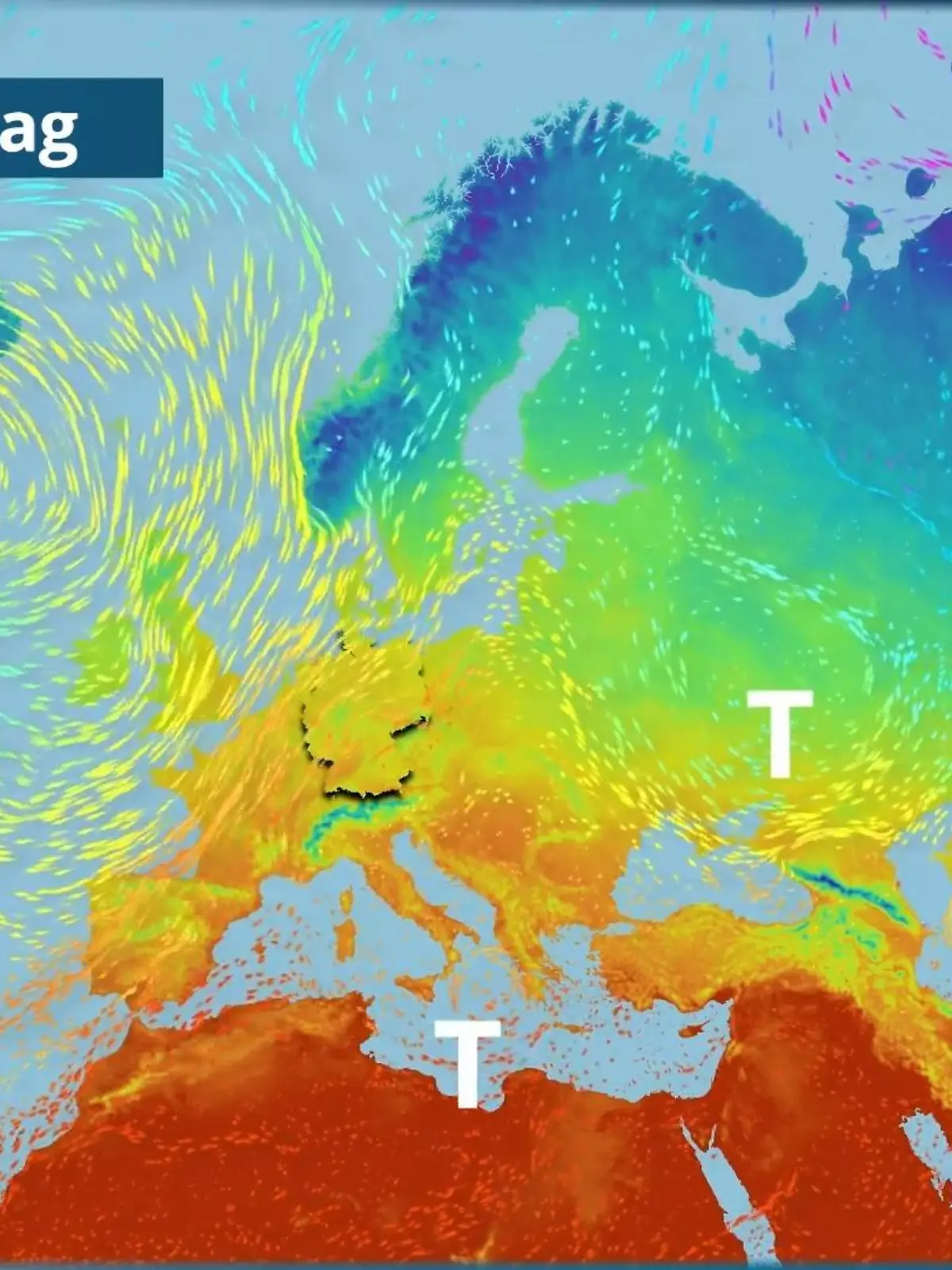 Bild zu: "Milde Luft weht heran - mit Föhn bis 20 Grad"