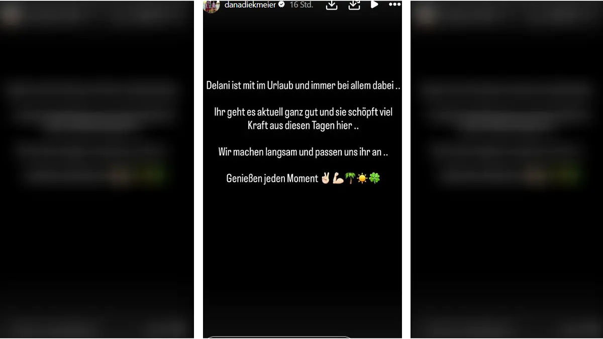 Dana Diekmeier berichtet bei Instagram von der Dubai-Reise