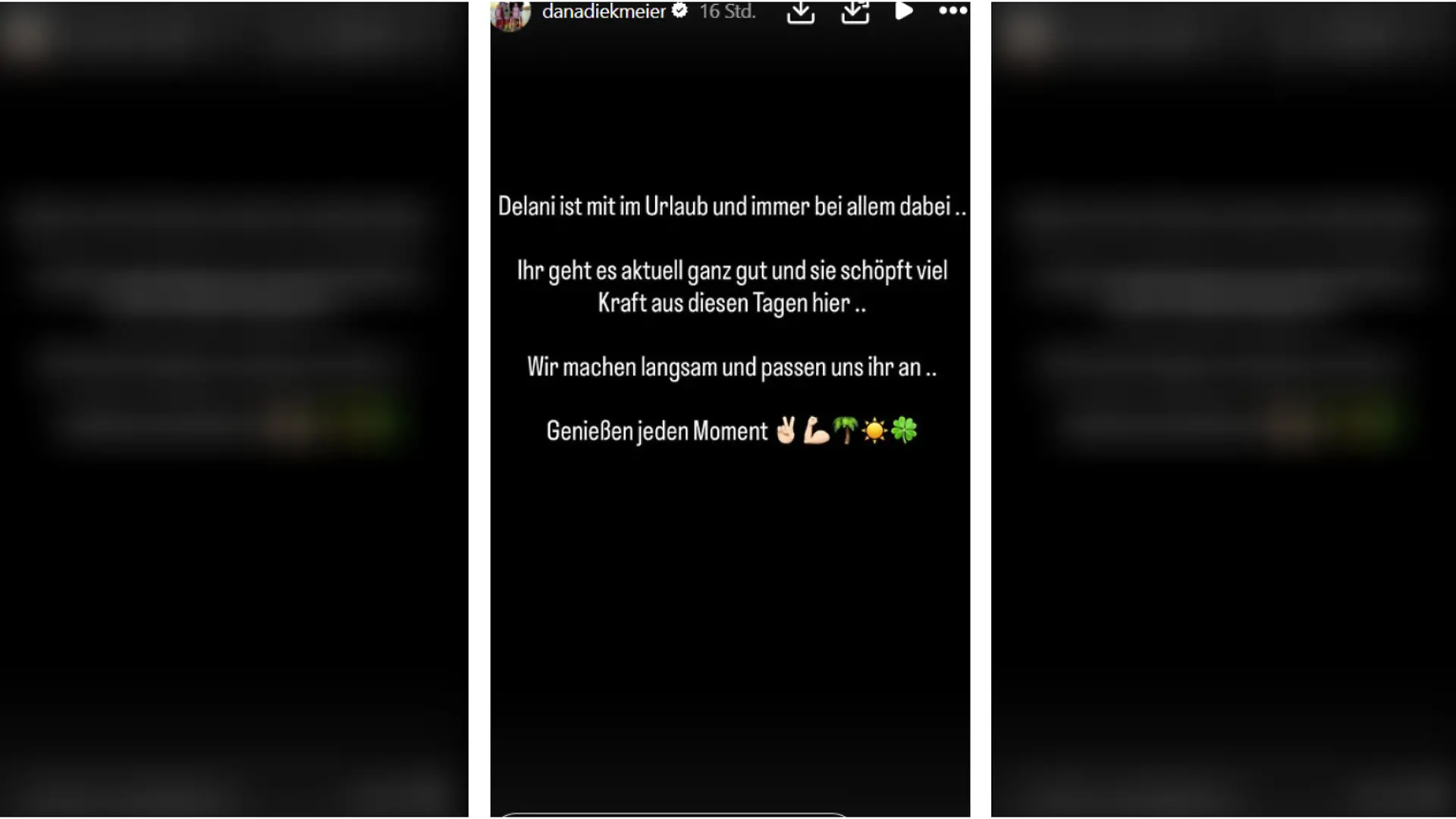 Dana Diekmeier berichtet bei Instagram von der Dubai-Reise