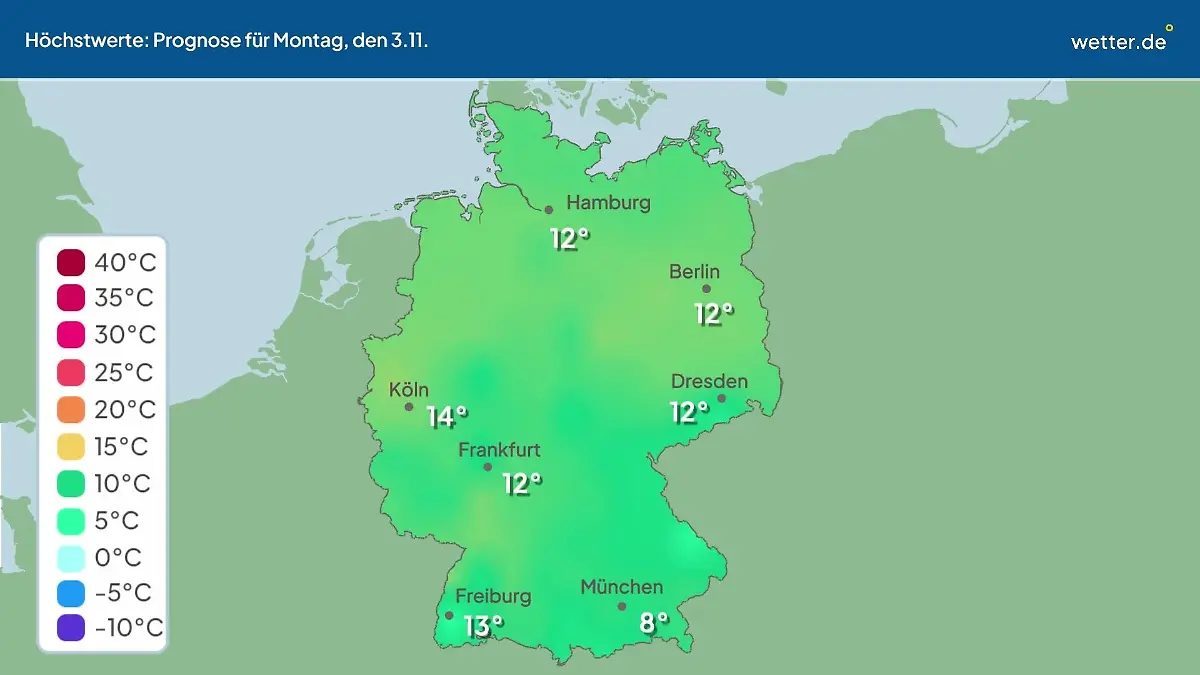 Im Video: Temperatur-Vorhersage Wie warm oder kalt wird es in Deutschland?