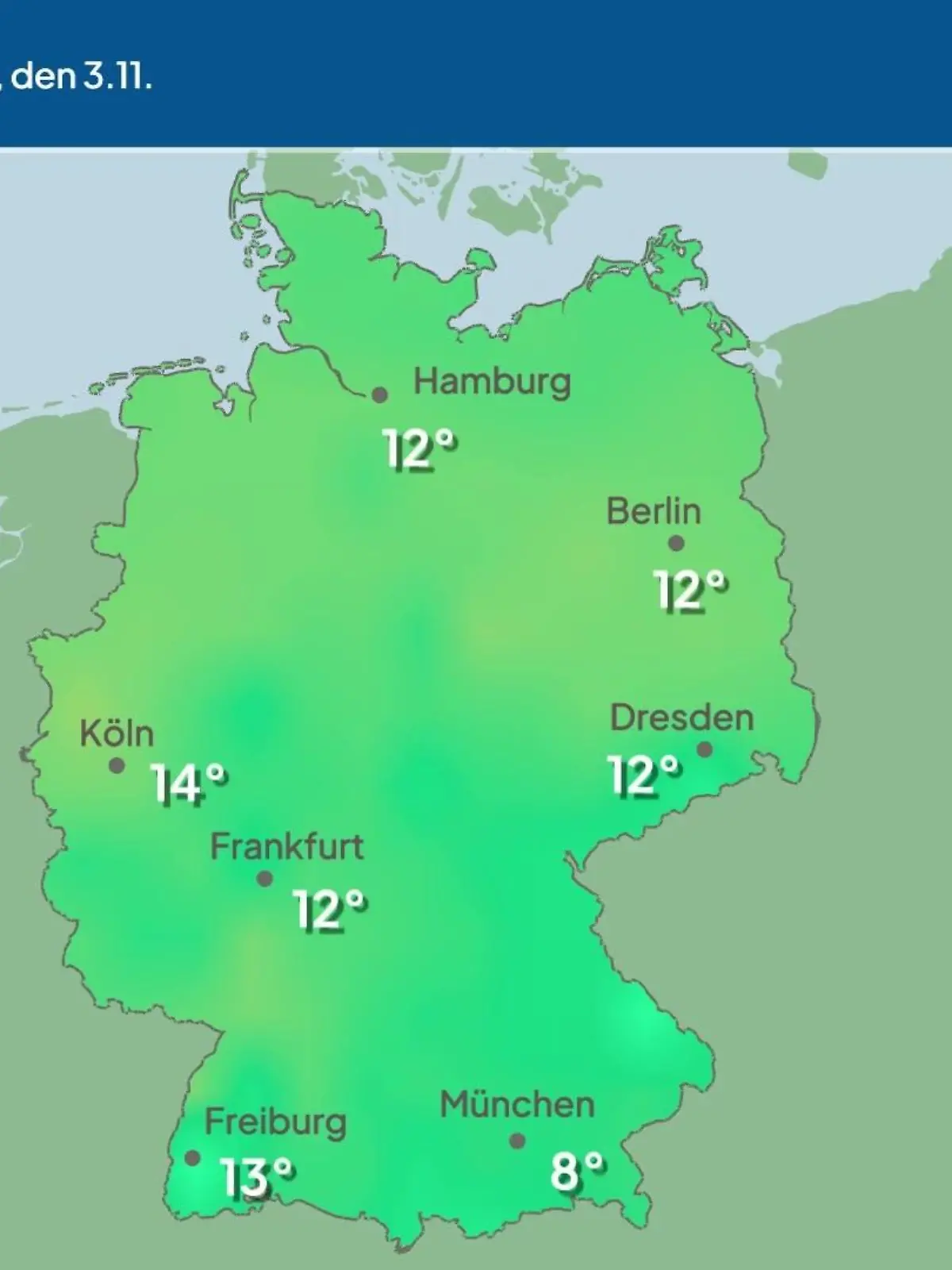 Bild zu: "Im Video: Temperatur-Vorhersage"