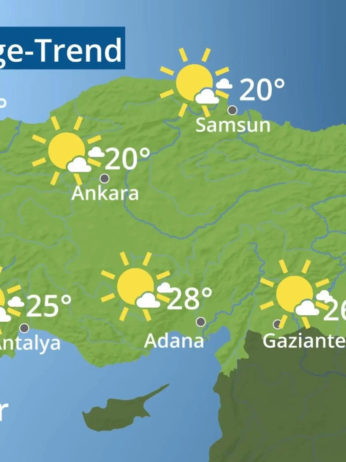 Bild zu: "Türkei: Wie wird das Wetter?"