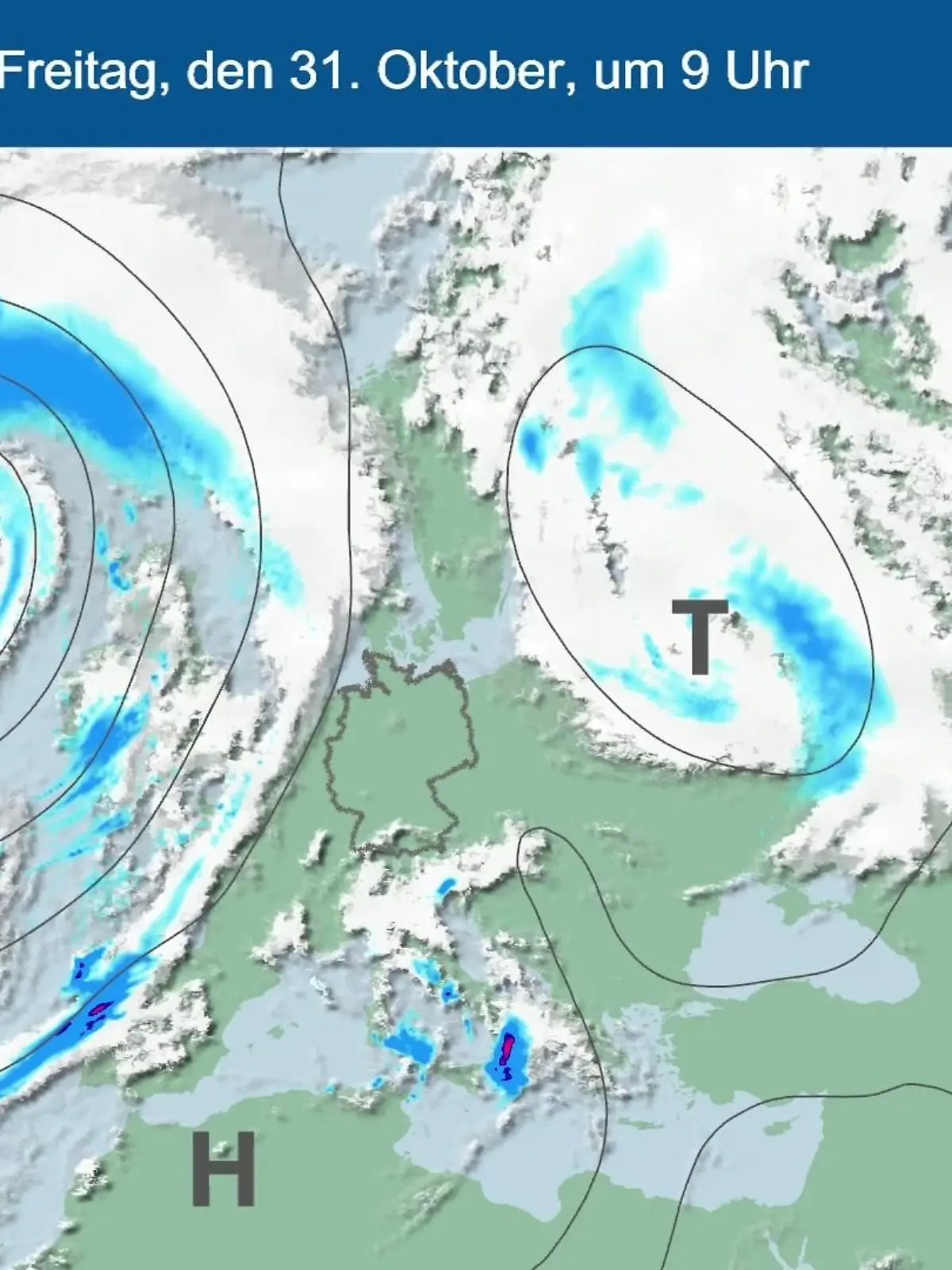 Bild zu: "Die Wetterlage der kommenden 5 Tage"