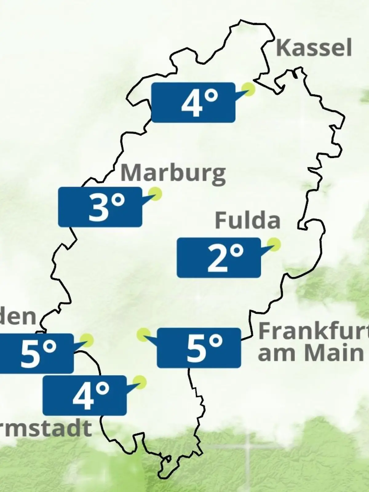 Bild zu: "Hessen: Wie wird das Wetter?"