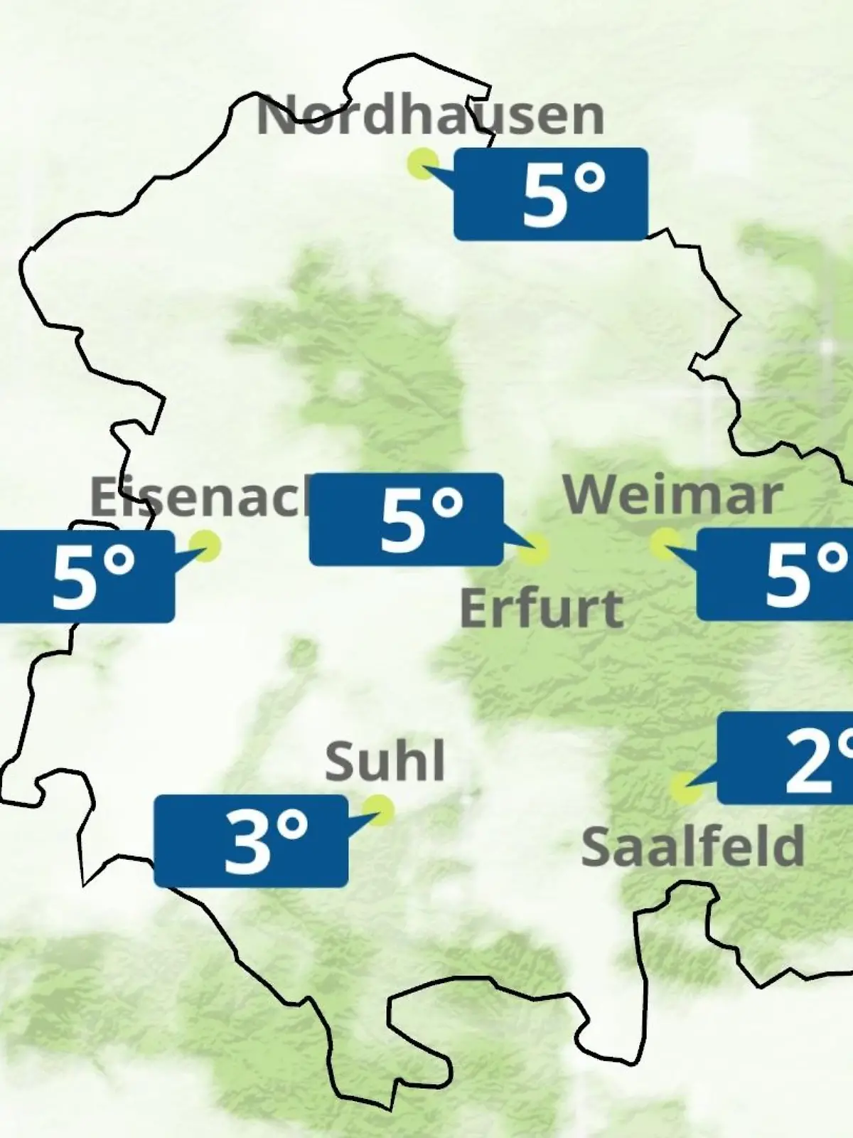 Bild zu: "Thüringen: Wie wird das Wetter?"