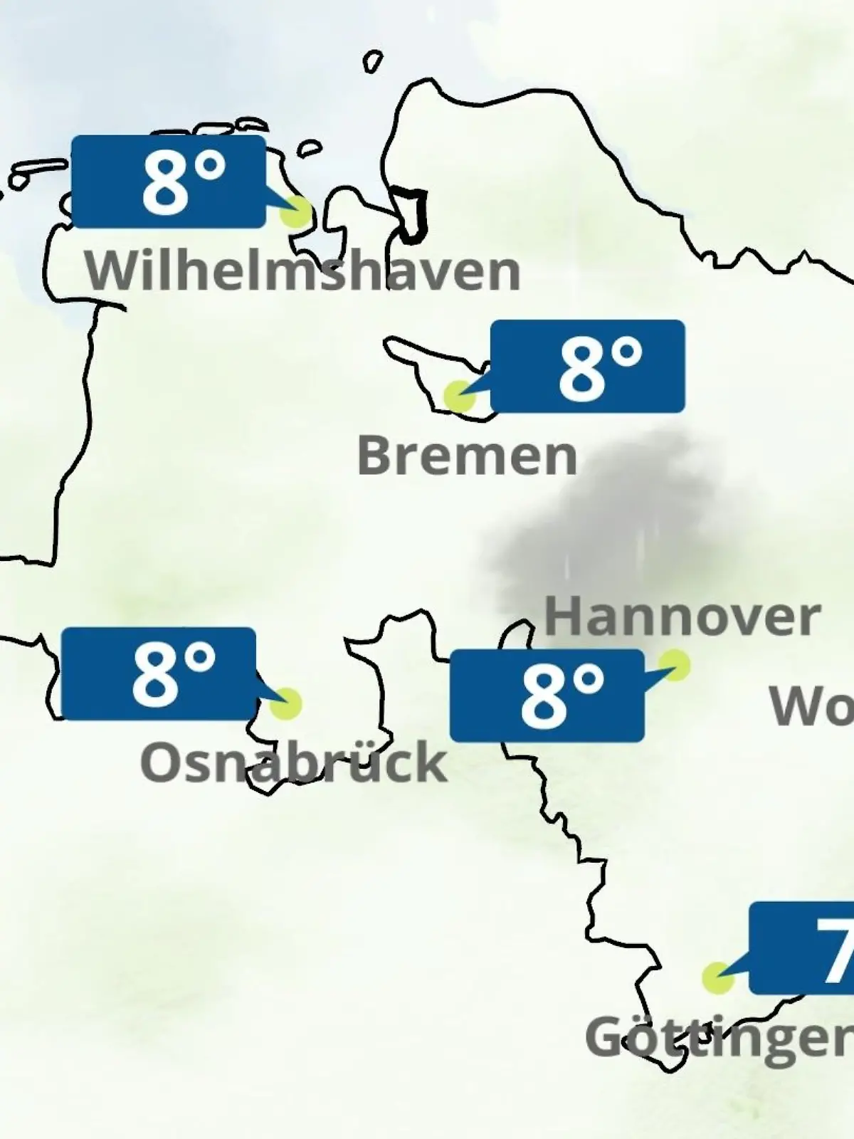 Bild zu: "Bremen und Niedersachsen: Wie wird das Wetter?"