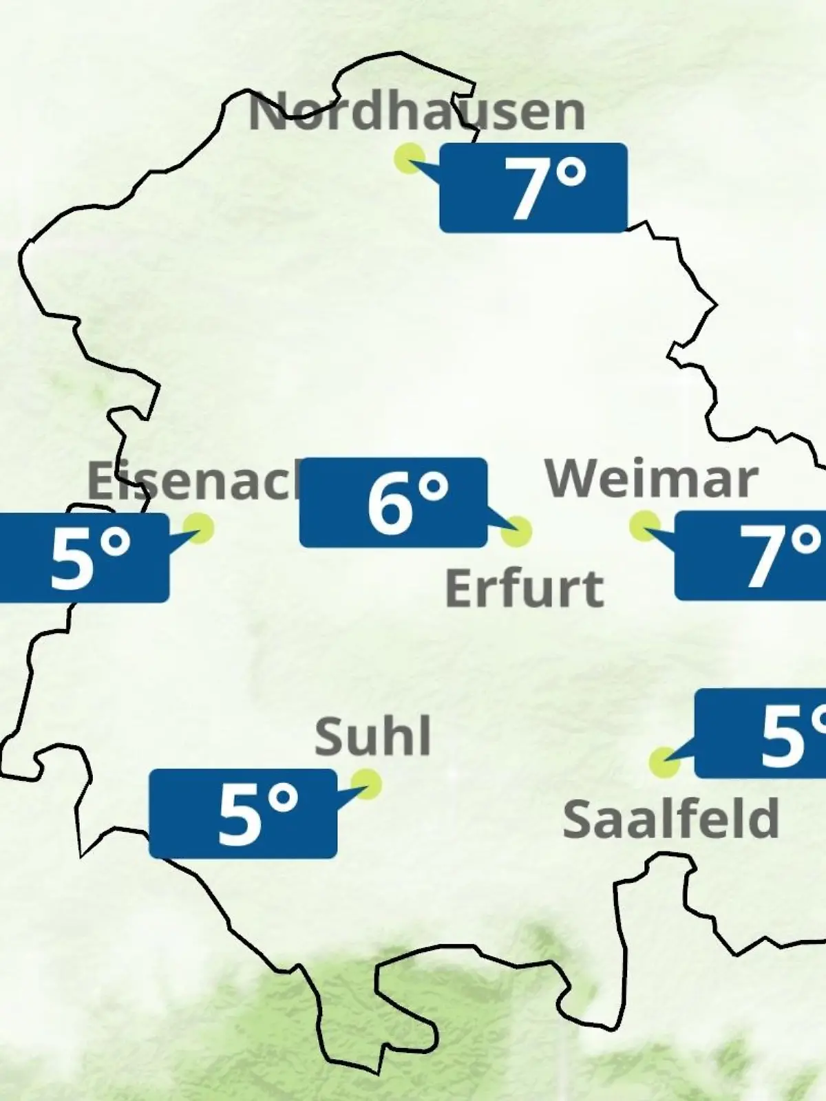 Bild zu: "Thüringen: Wie wird das Wetter?"