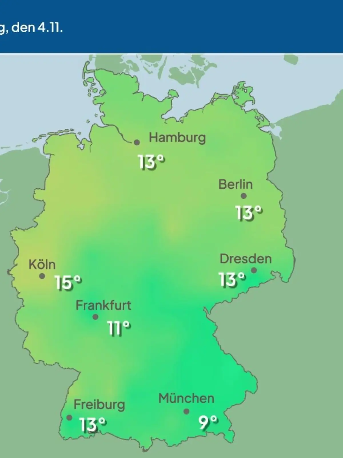 Bild zu: "Im Video: Temperatur-Vorhersage"