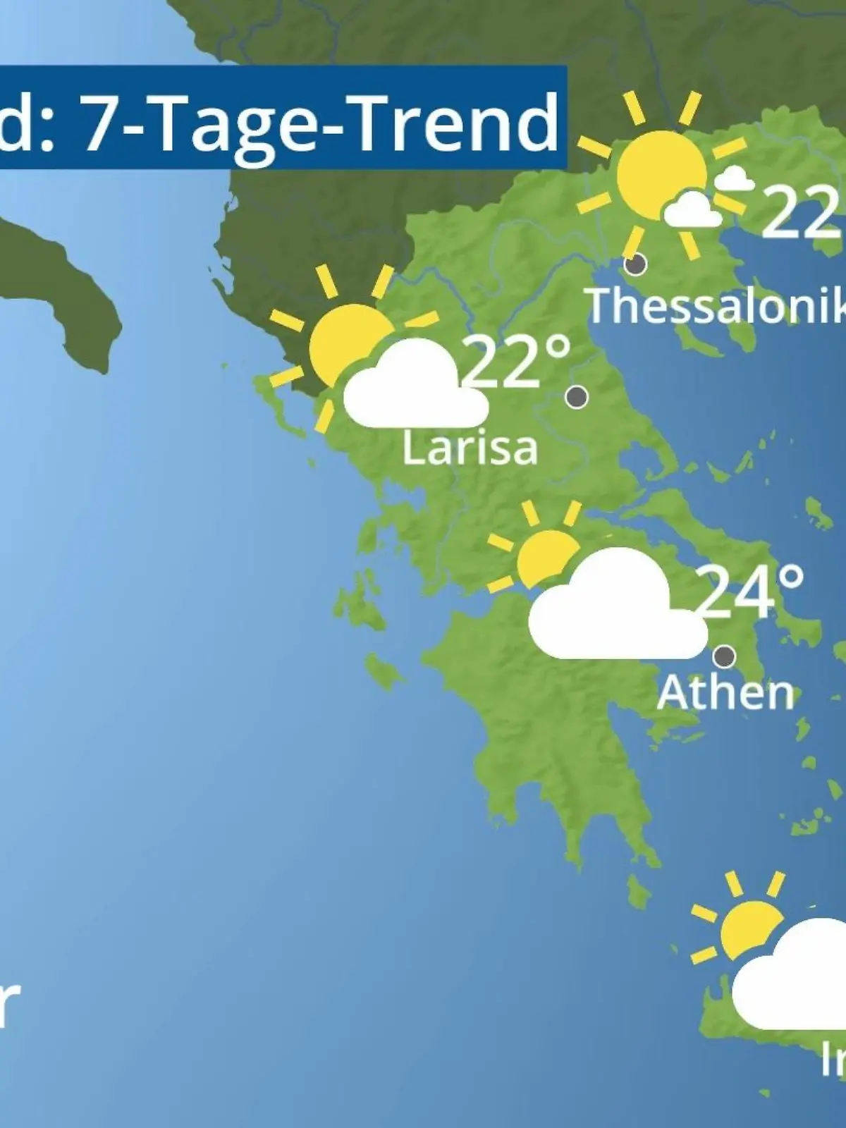 Bild zu: "Griechenland: Wie wird das Wetter?"