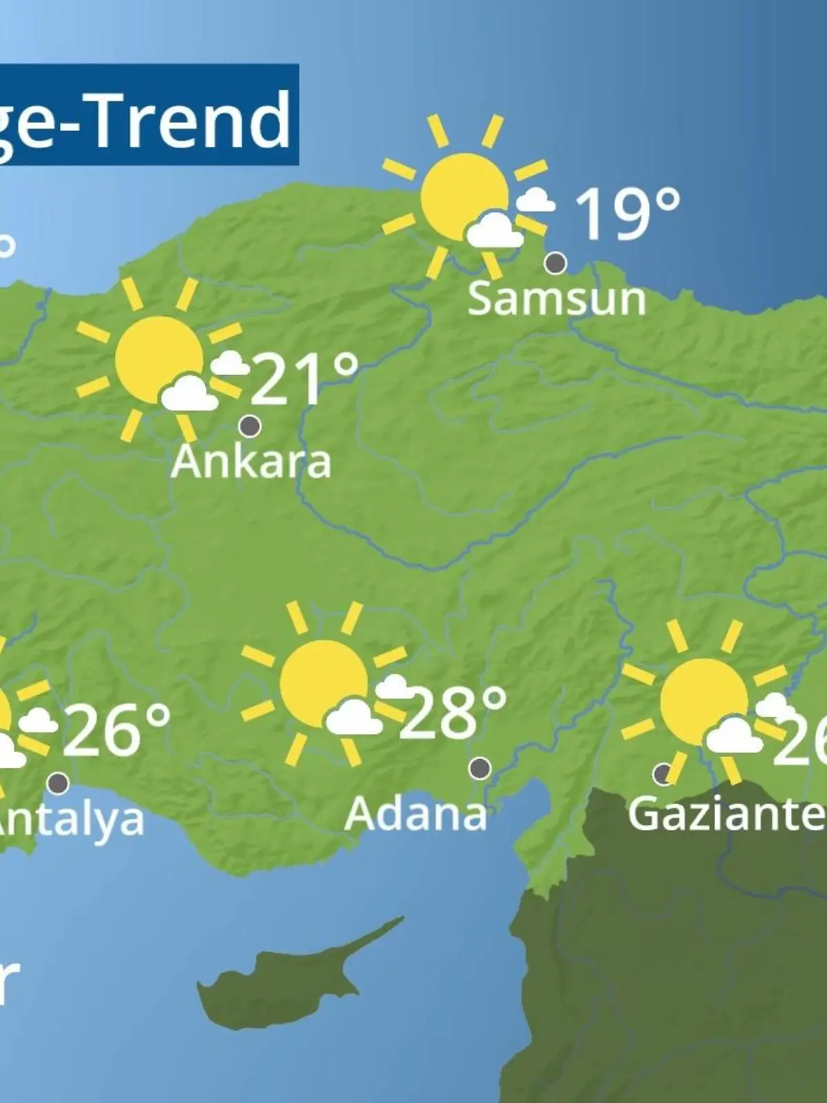 Bild zu: "Türkei: Wie wird das Wetter?"
