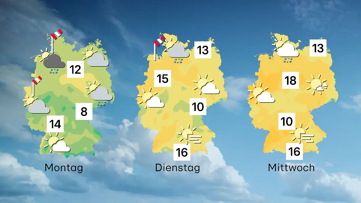 Im Laufe der ersten Novemberwoche steigen die Chancen auf einen goldenen November wieder an