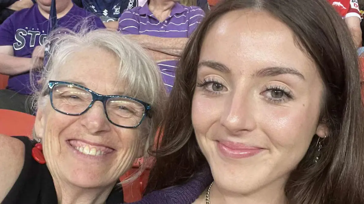 Donna Markert und Tochter Finley (r.)