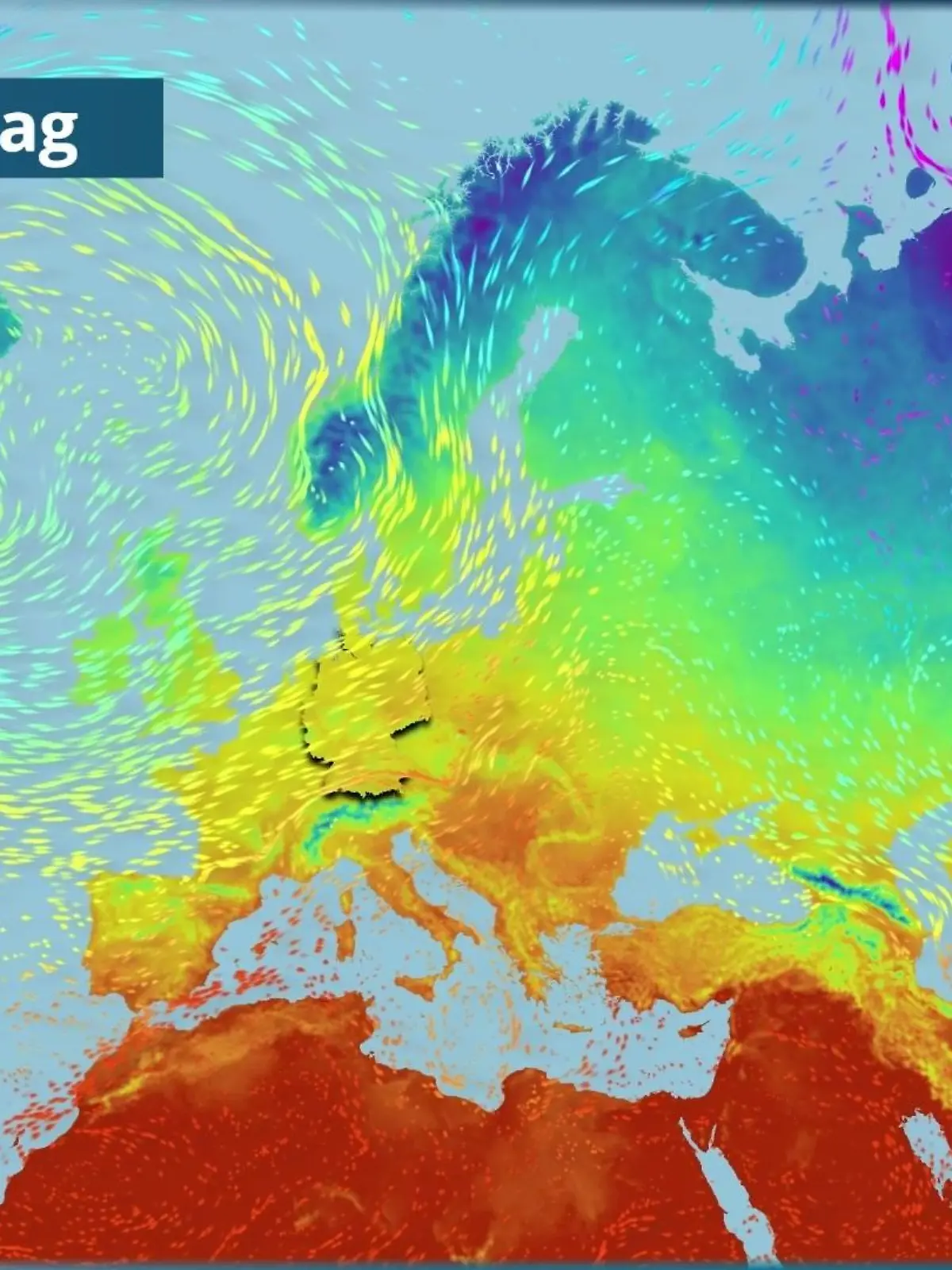 Bild zu: "Immer wieder nass - Atlantiktiefs halten uns im Griff"