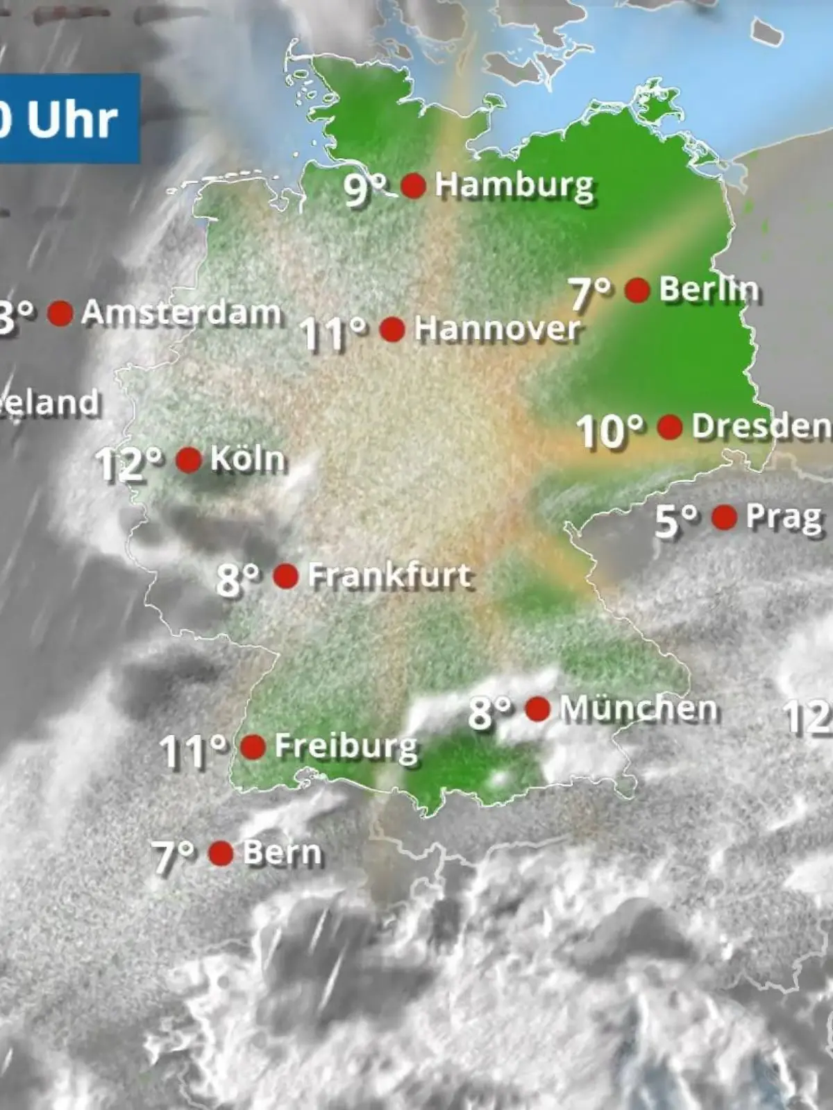 Bild zu: "Der Regen pirscht sich ran"