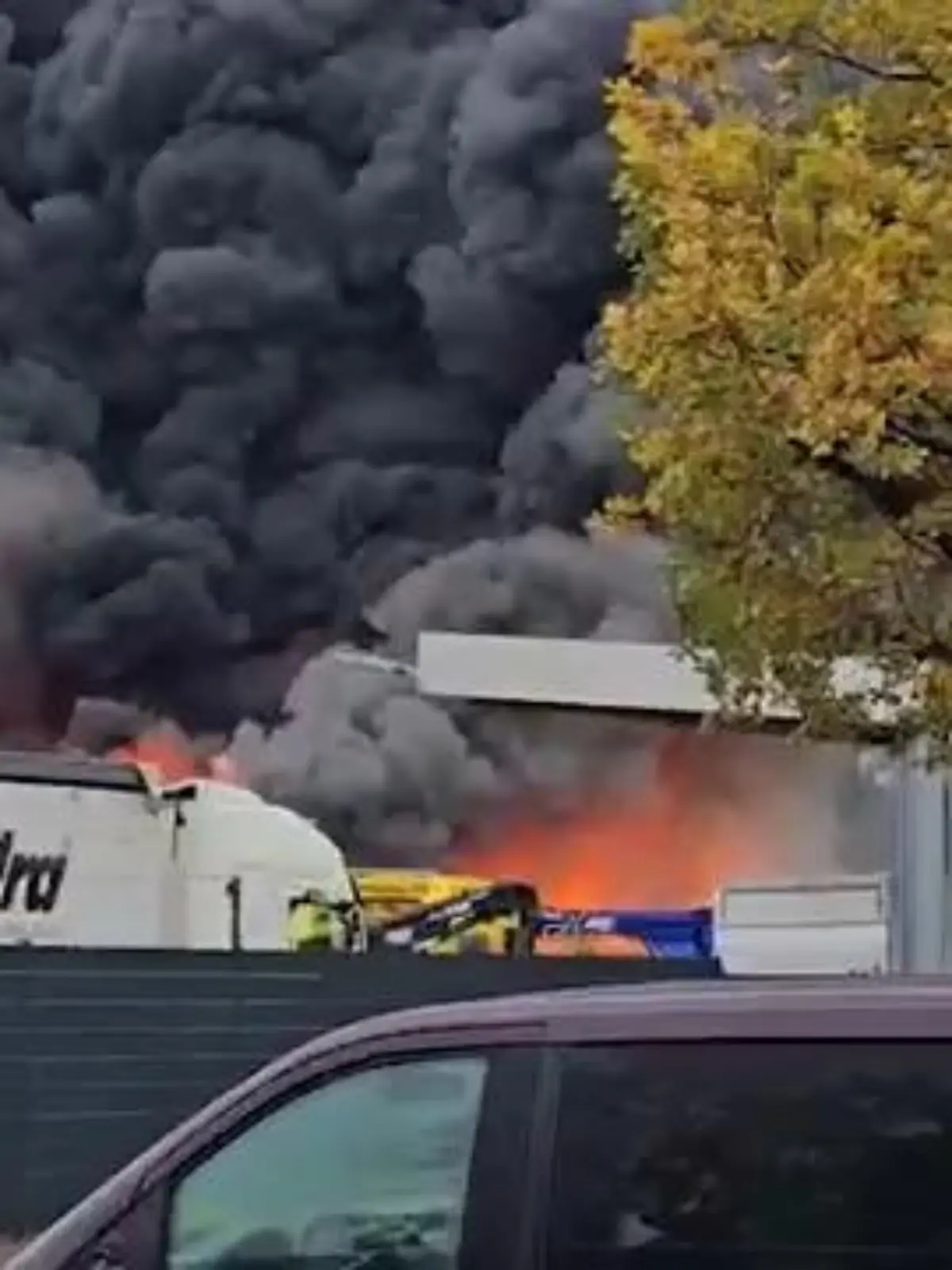 Bild zu: "Flüssiggastank explodiert"