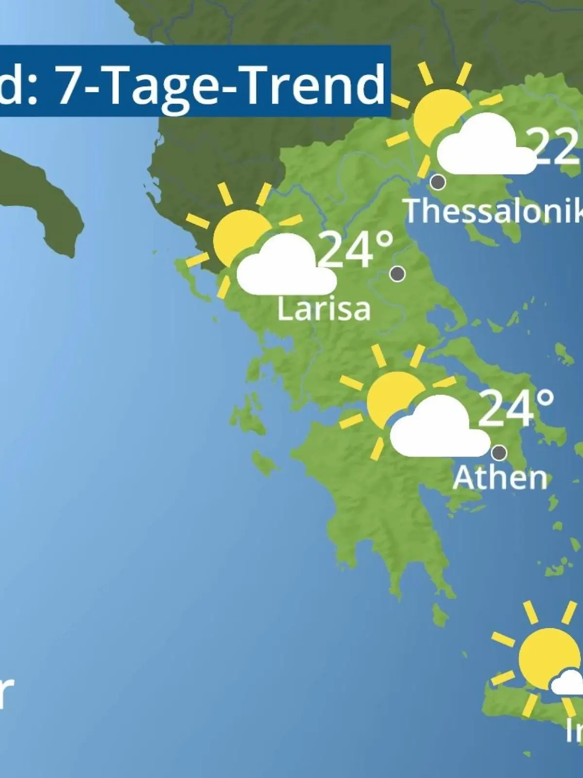Bild zu: "Griechenland: Wie wird das Wetter?"