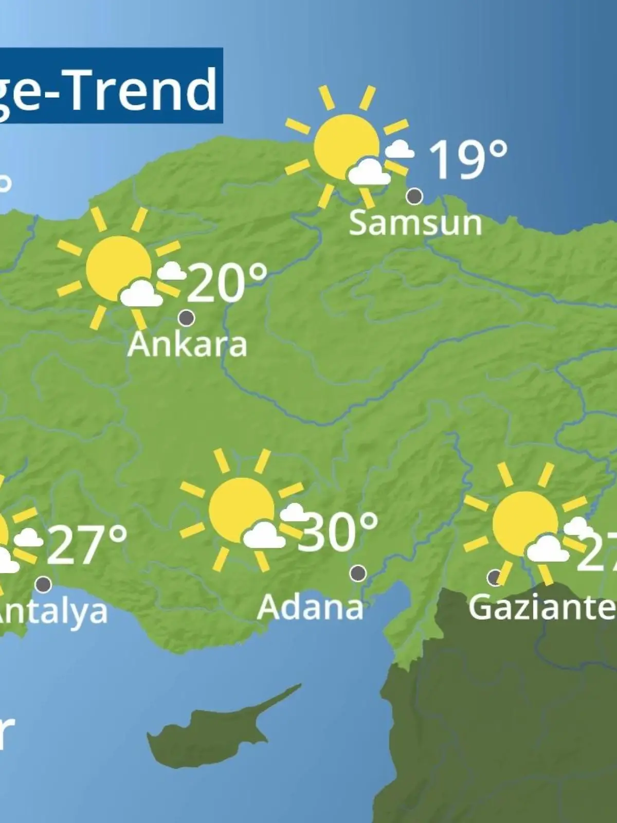 Bild zu: "Türkei: Wie wird das Wetter?"