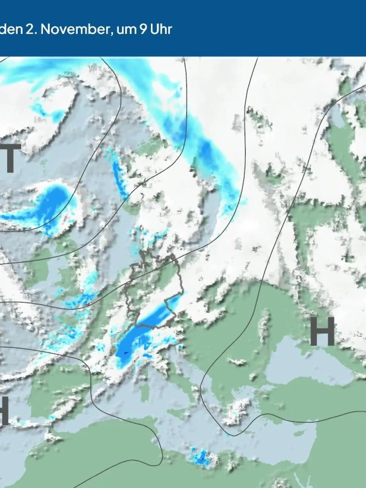 Bild zu: "Die Wetterlage der kommenden 5 Tage"