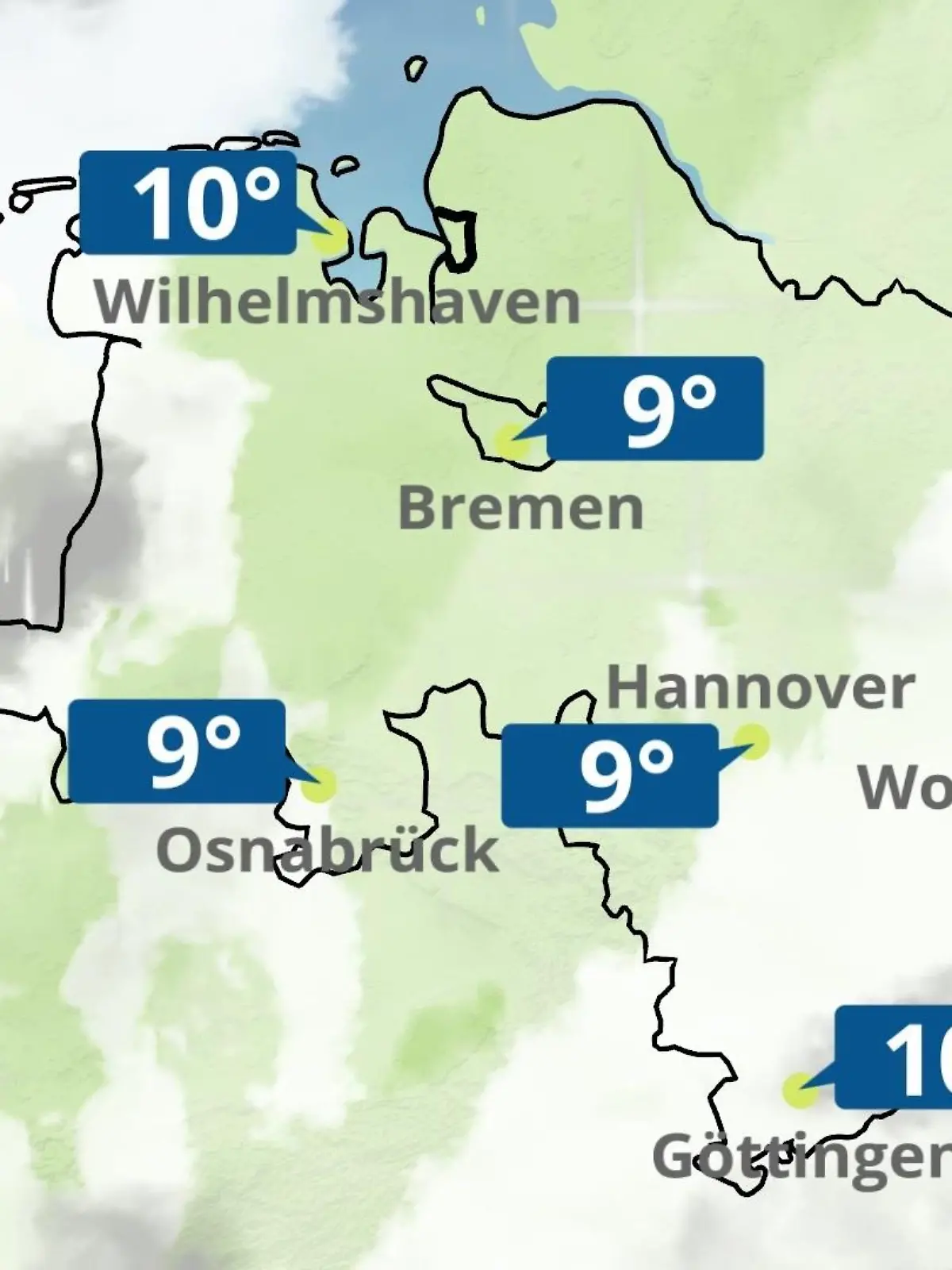 Bild zu: "Bremen und Niedersachsen: Wie wird das Wetter?"