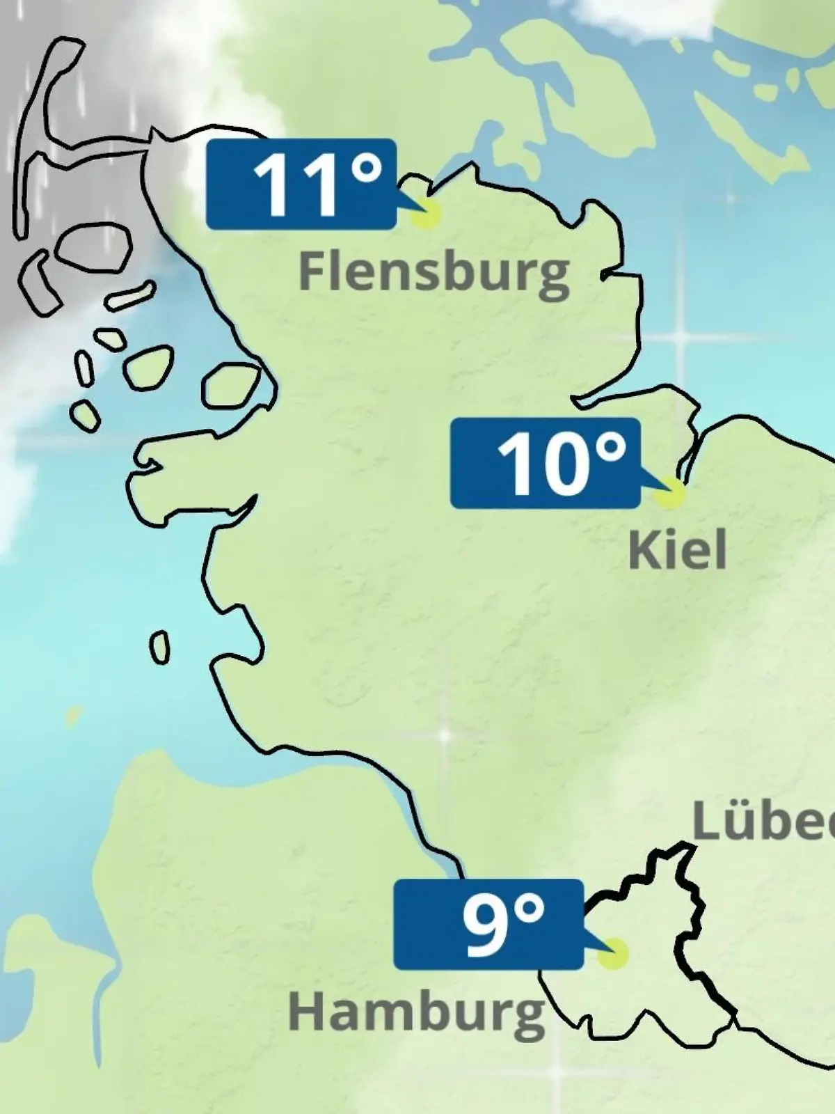 Bild zu: "Hamburg, Schleswig-Holstein: Wie wird das Wetter?"