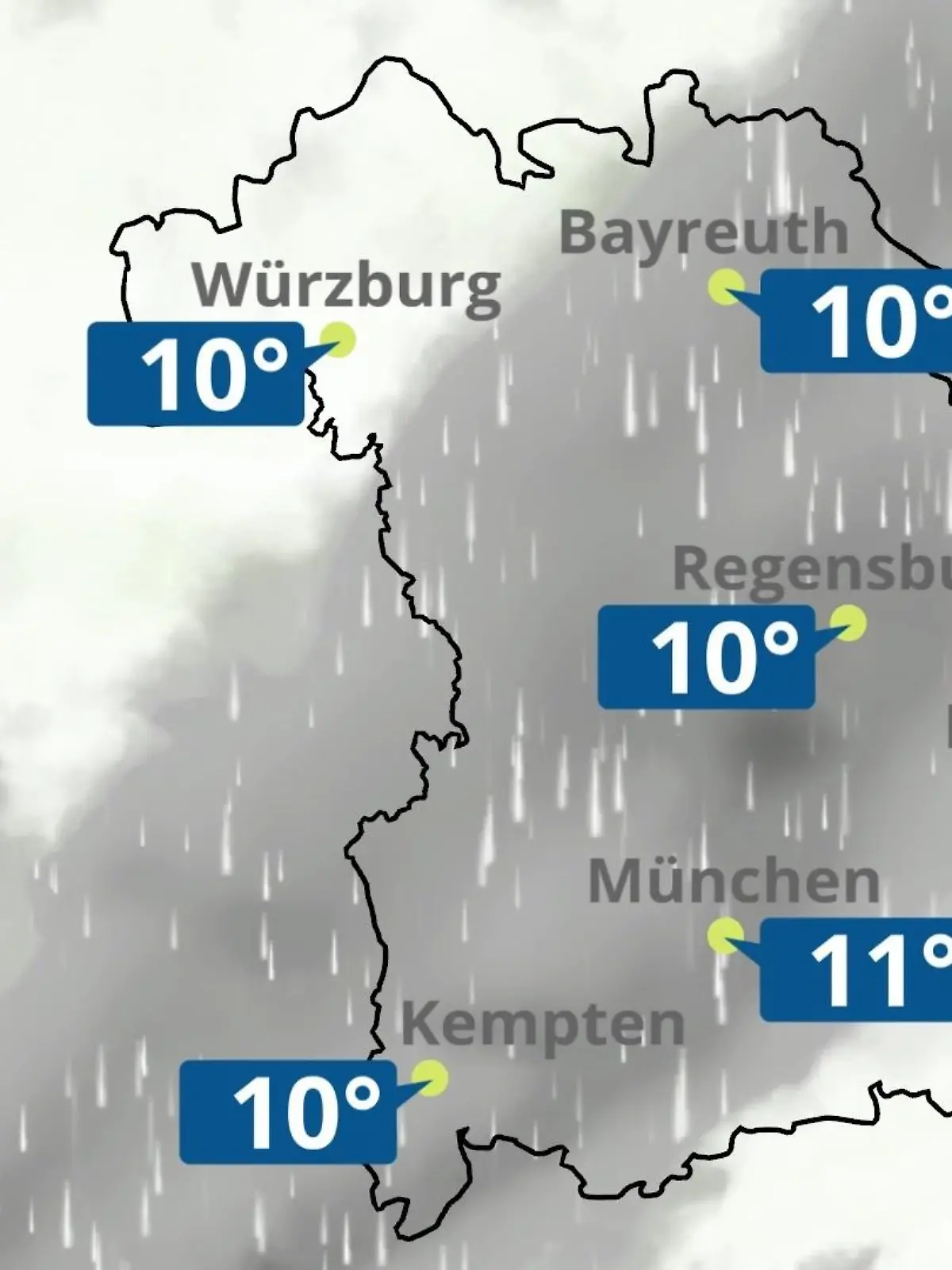 Bild zu: "Bayern: Wie wird das Wetter?"