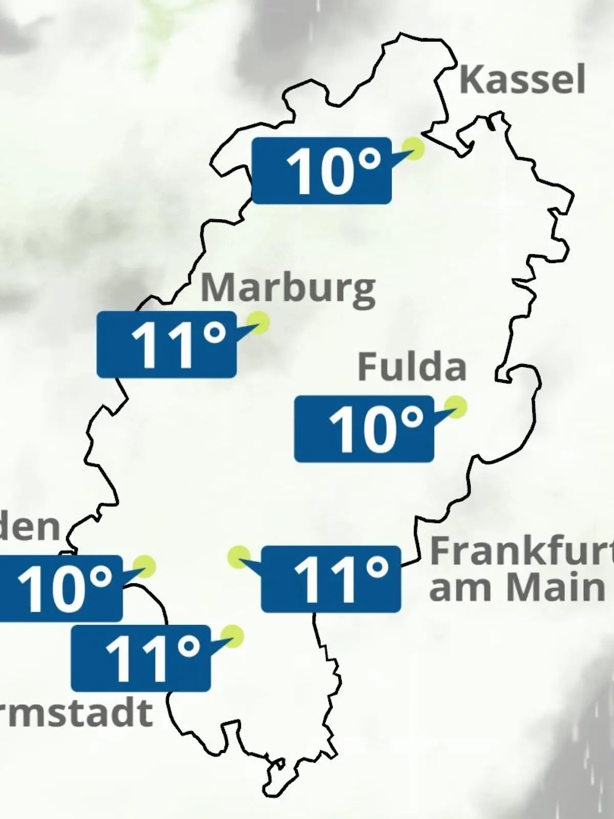Bild zu: "Hessen: Wie wird das Wetter?"