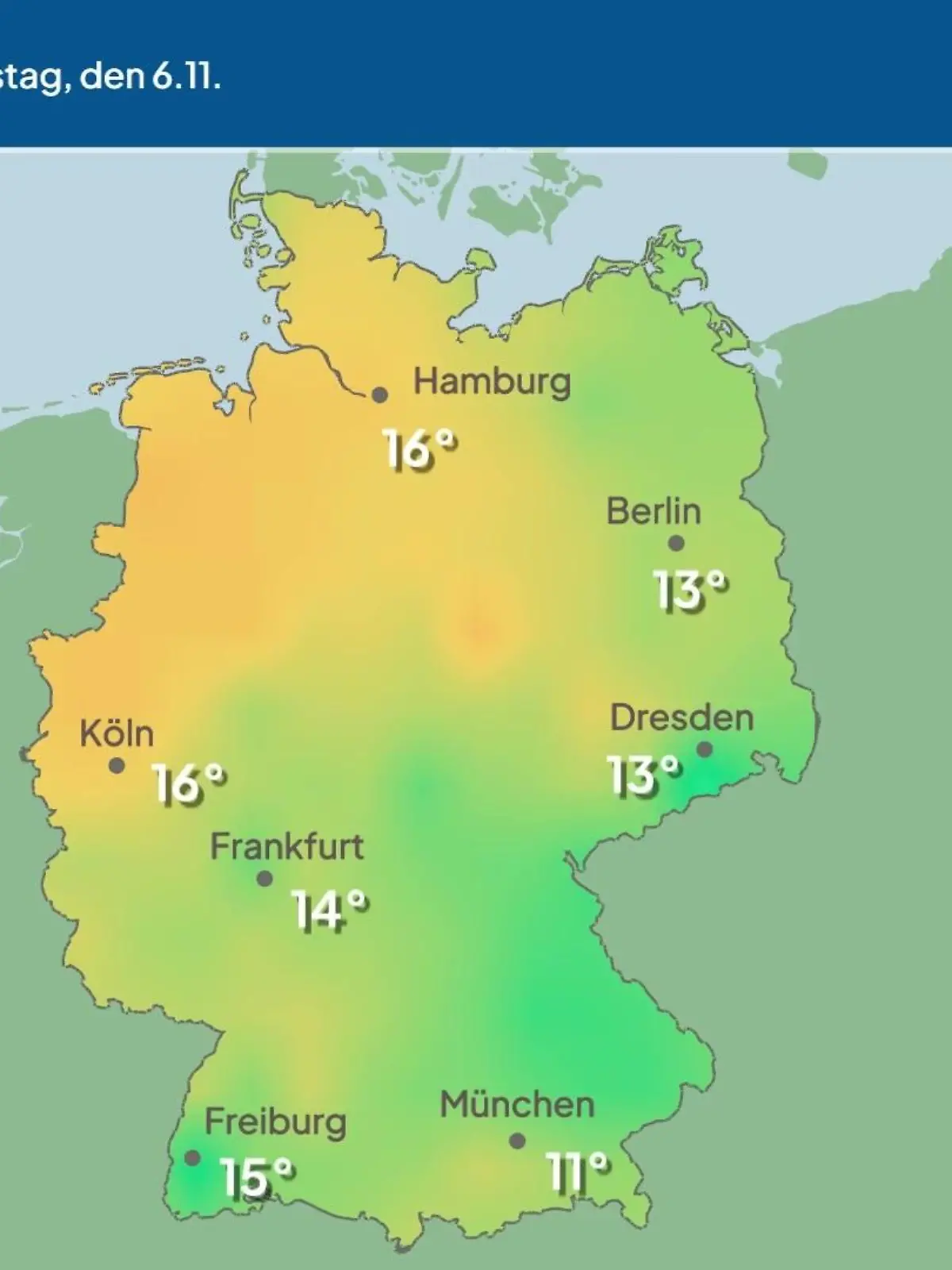 Bild zu: "Im Video: Temperatur-Vorhersage"
