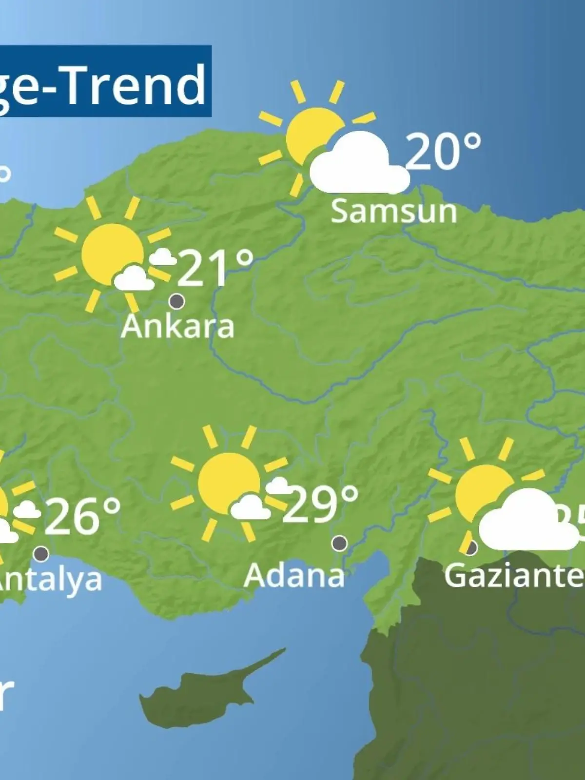 Bild zu: "Türkei: Wie wird das Wetter?"