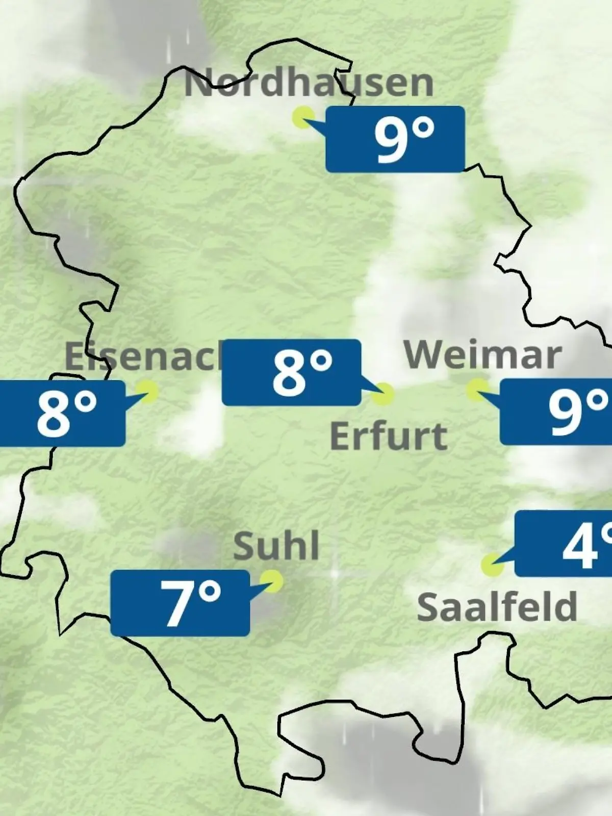 Bild zu: "Thüringen: Wie wird das Wetter?"