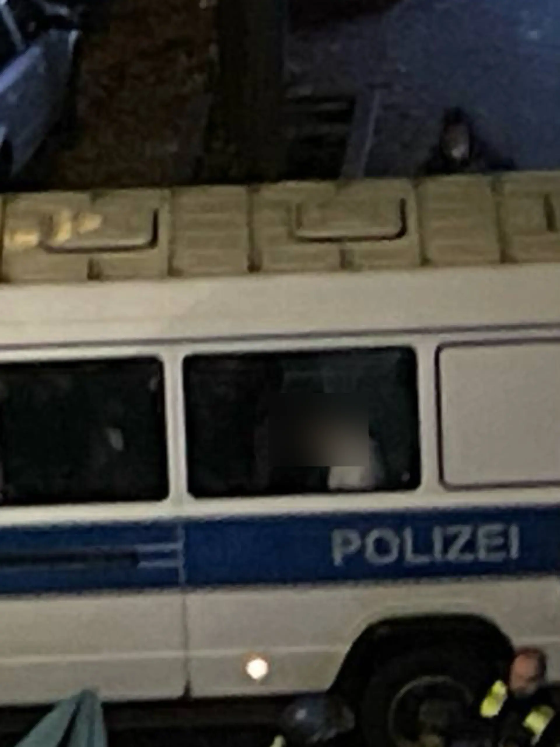 Der Syrer (22) kurz nach seiner Festnahme. 