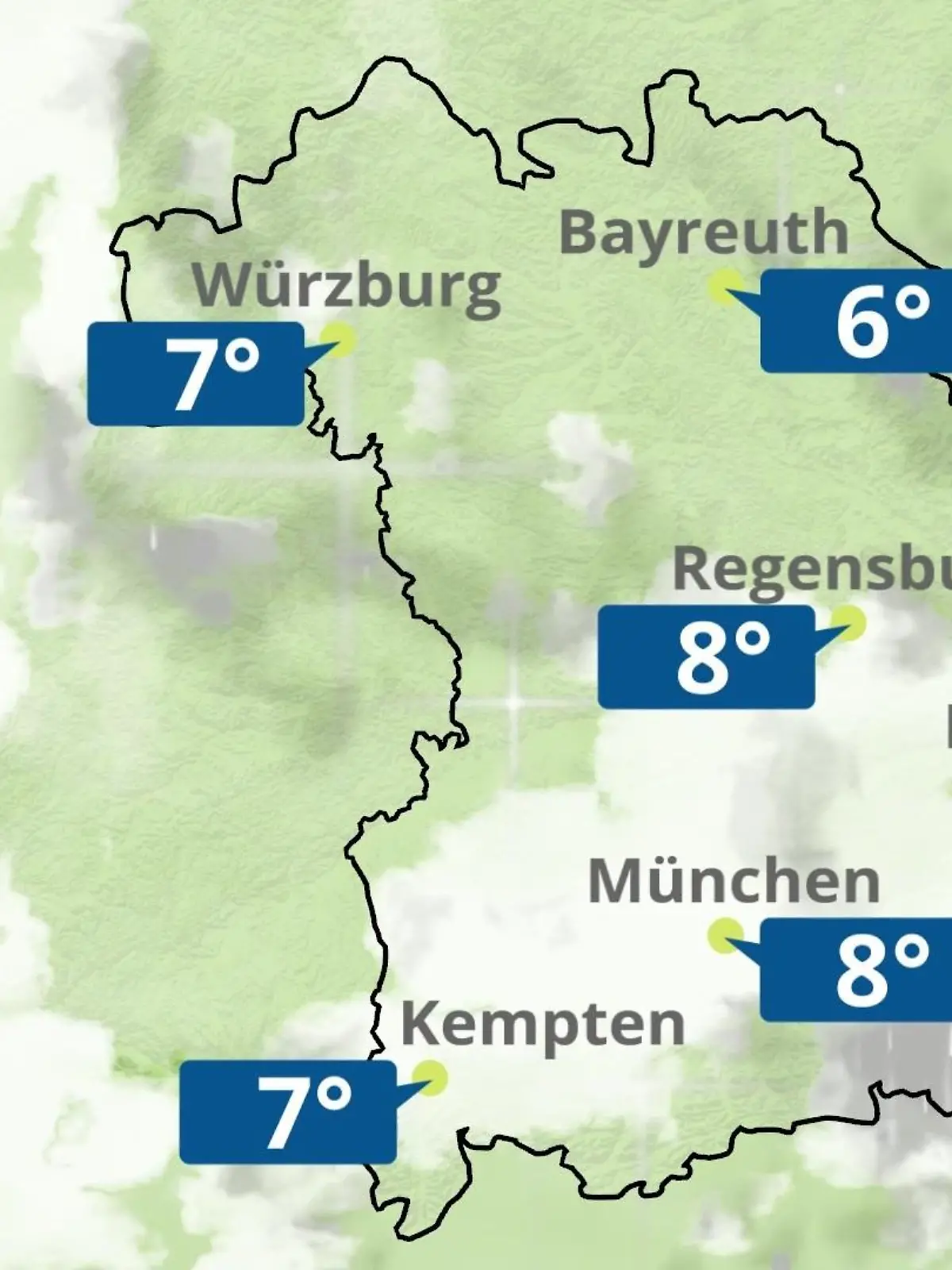 Bild zu: "Bayern: Wie wird das Wetter?"