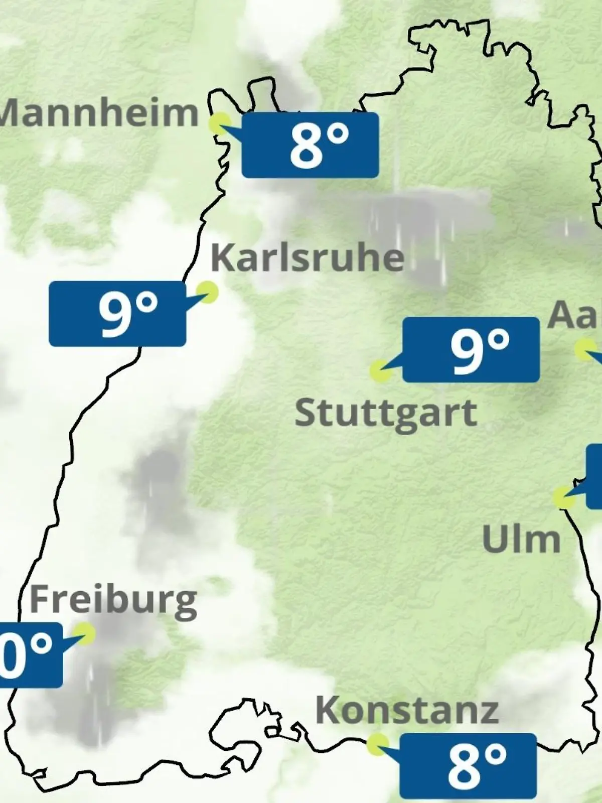Bild zu: "Baden-Württemberg: Wie wird das Wetter?"