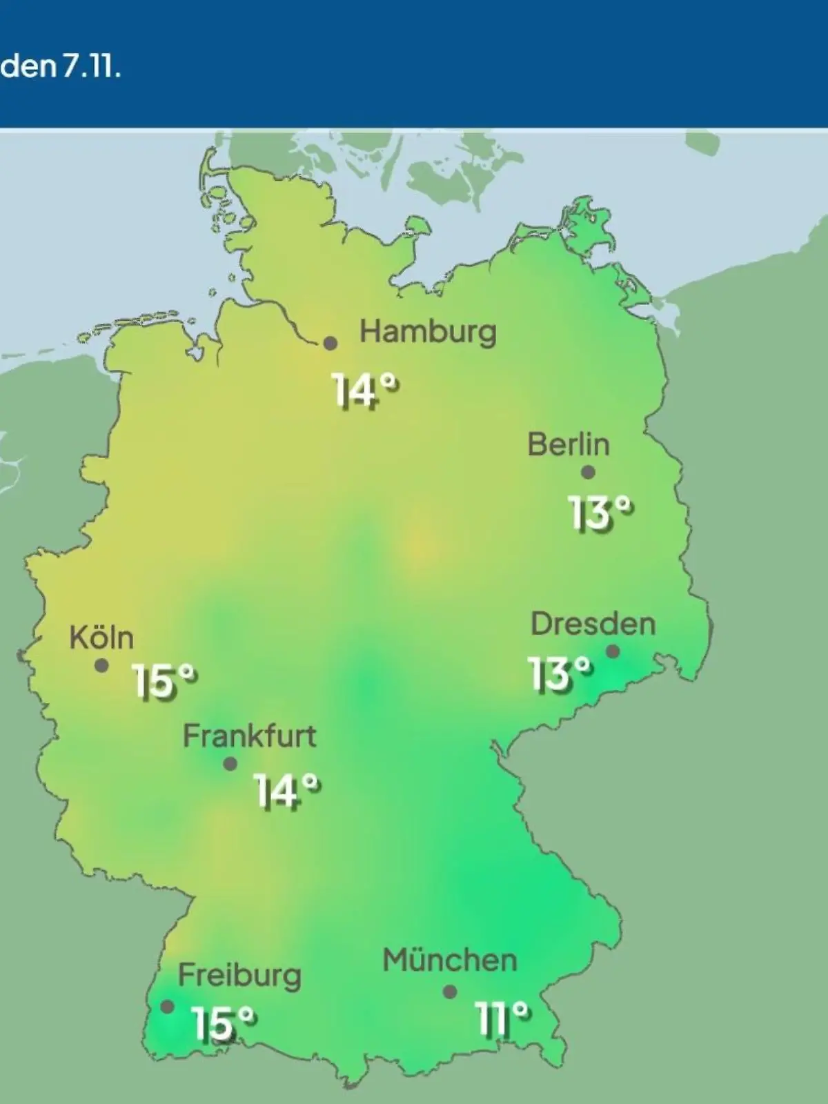 Bild zu: "Im Video: Temperatur-Vorhersage"