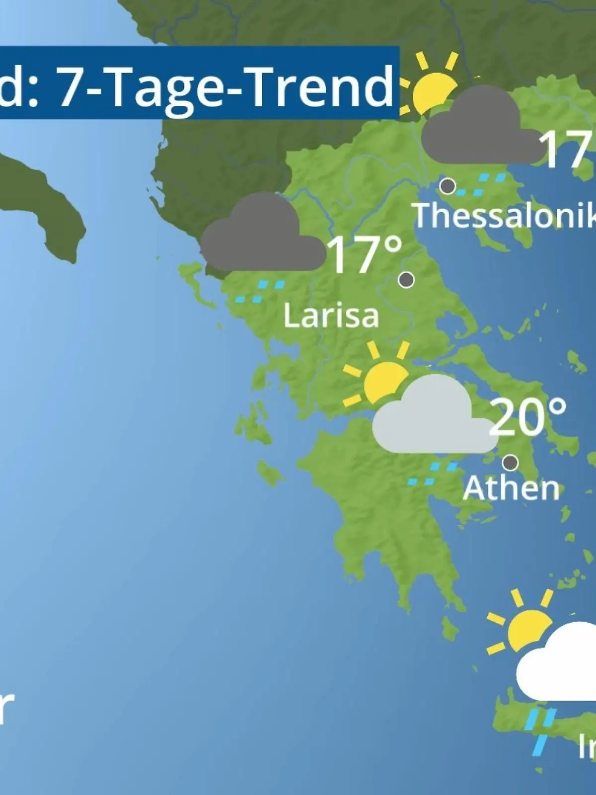 Bild zu: "Griechenland: Wie wird das Wetter?"