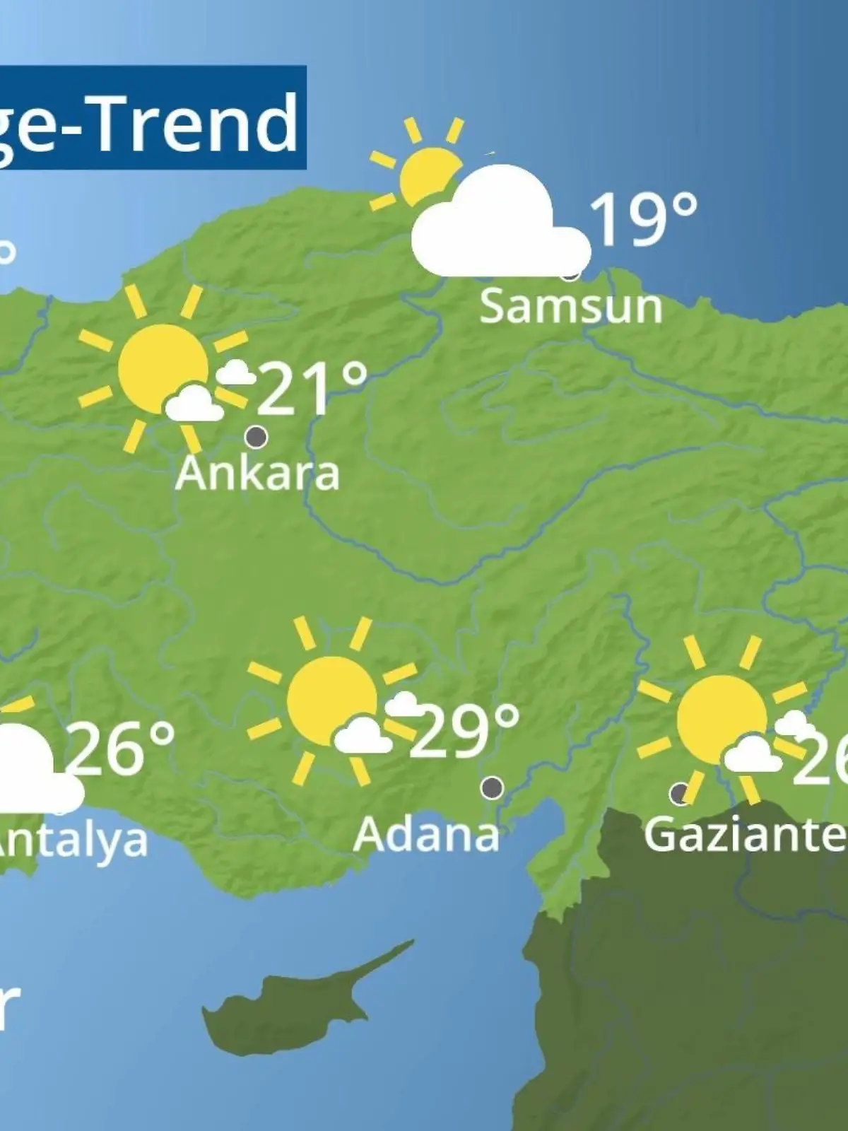 Bild zu: "Türkei: Wie wird das Wetter?"