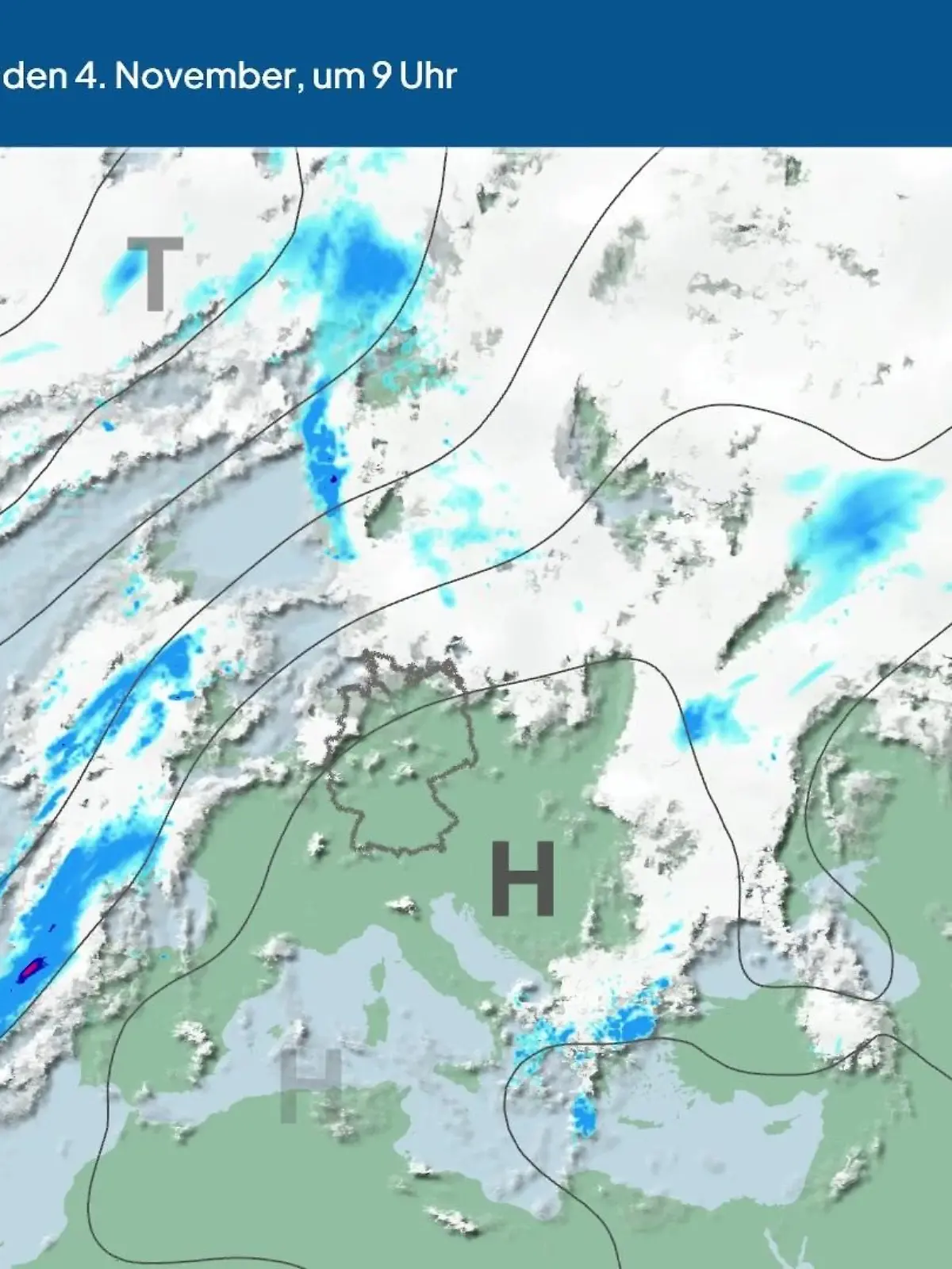 Bild zu: "Die Wetterlage der kommenden 5 Tage"