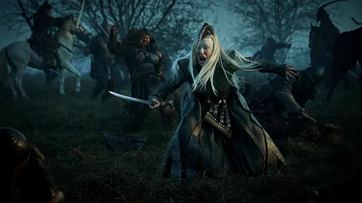 Senua (Maria Erwolter) bei „Die Nibelungen - Kampf der Königreiche”