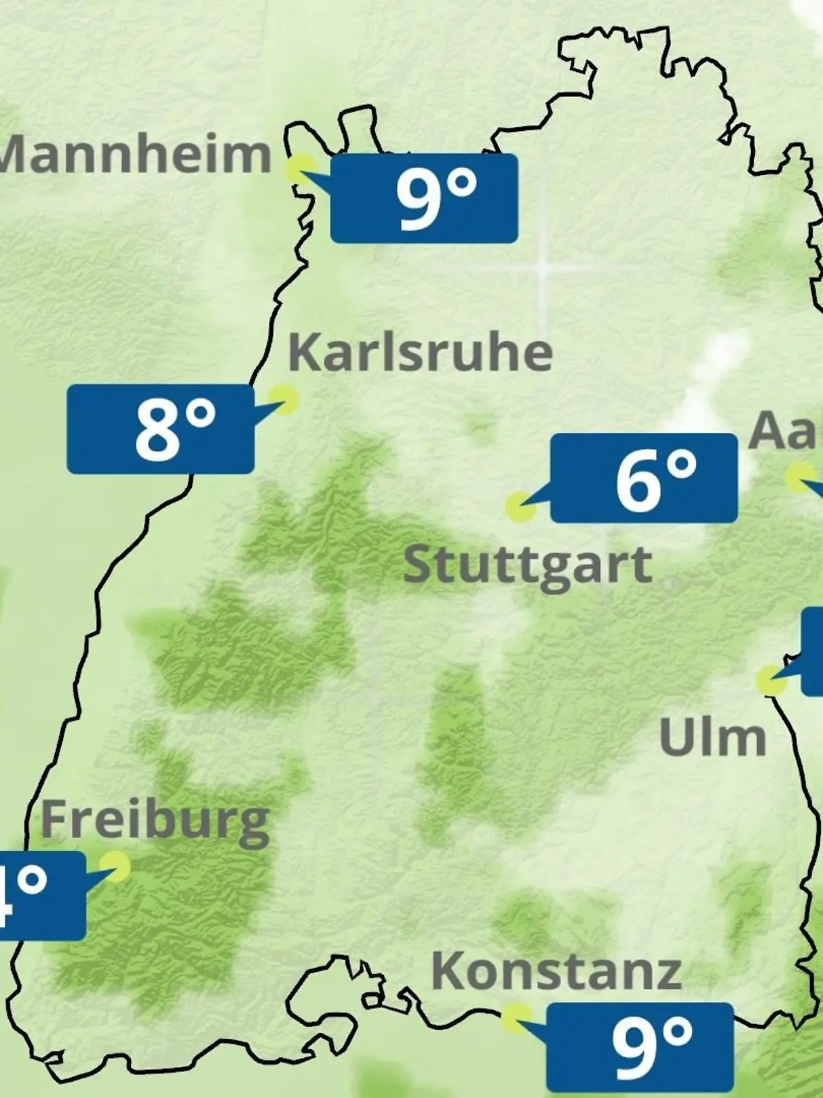Bild zu: "Baden-Württemberg: Wie wird das Wetter?"