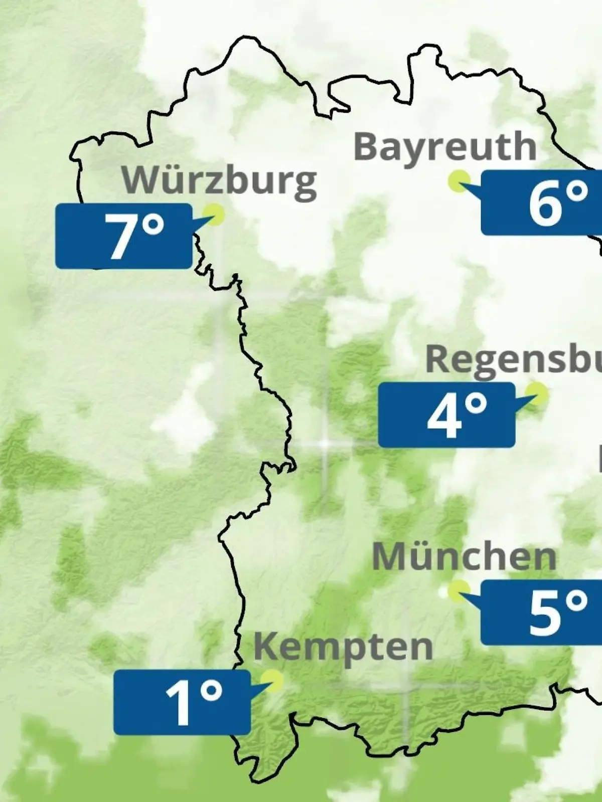 Bild zu: "Bayern: Wie wird das Wetter?"