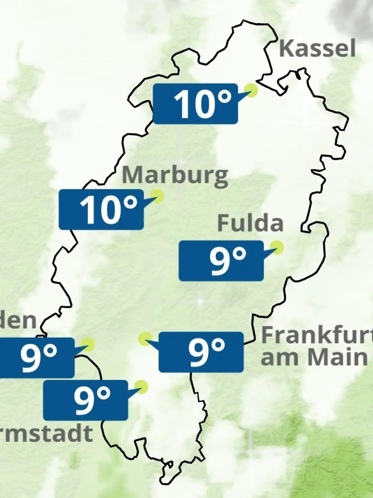 Bild zu: "Hessen: Wie wird das Wetter?"