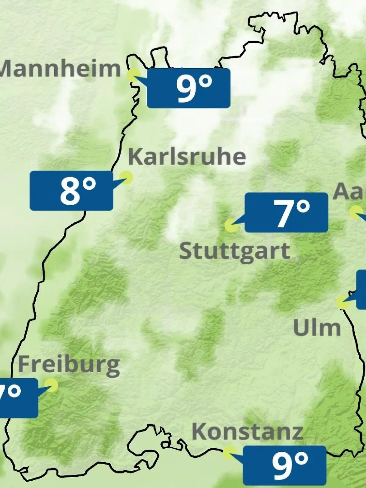 Bild zu: "Baden-Württemberg: Wie wird das Wetter?"
